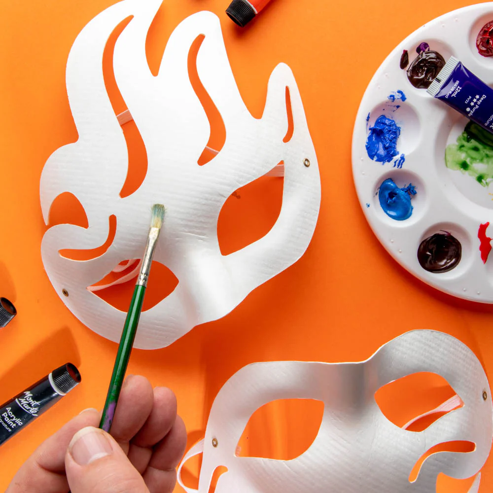 DIY Party Masks Discovery 4pc - Flame - Image 5