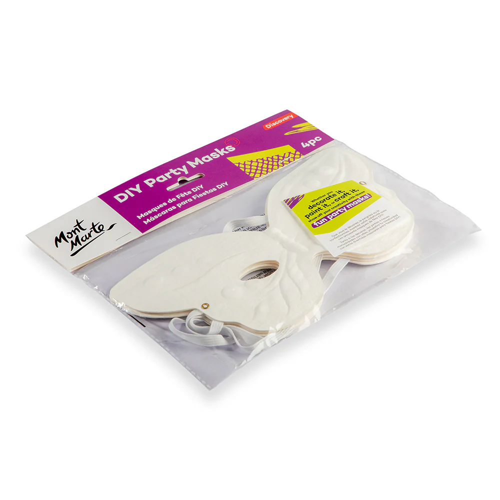 DIY Party Masks Discovery 4pc - Half Butterfly - Image 3