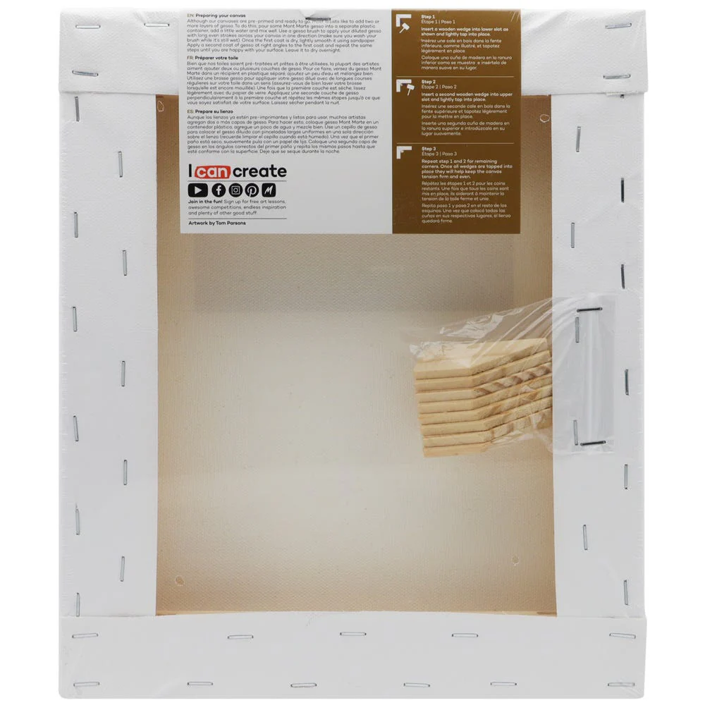 Double Thick Canvas Premium 25.4 x 30.5cm (10 x 12in) - Image 3