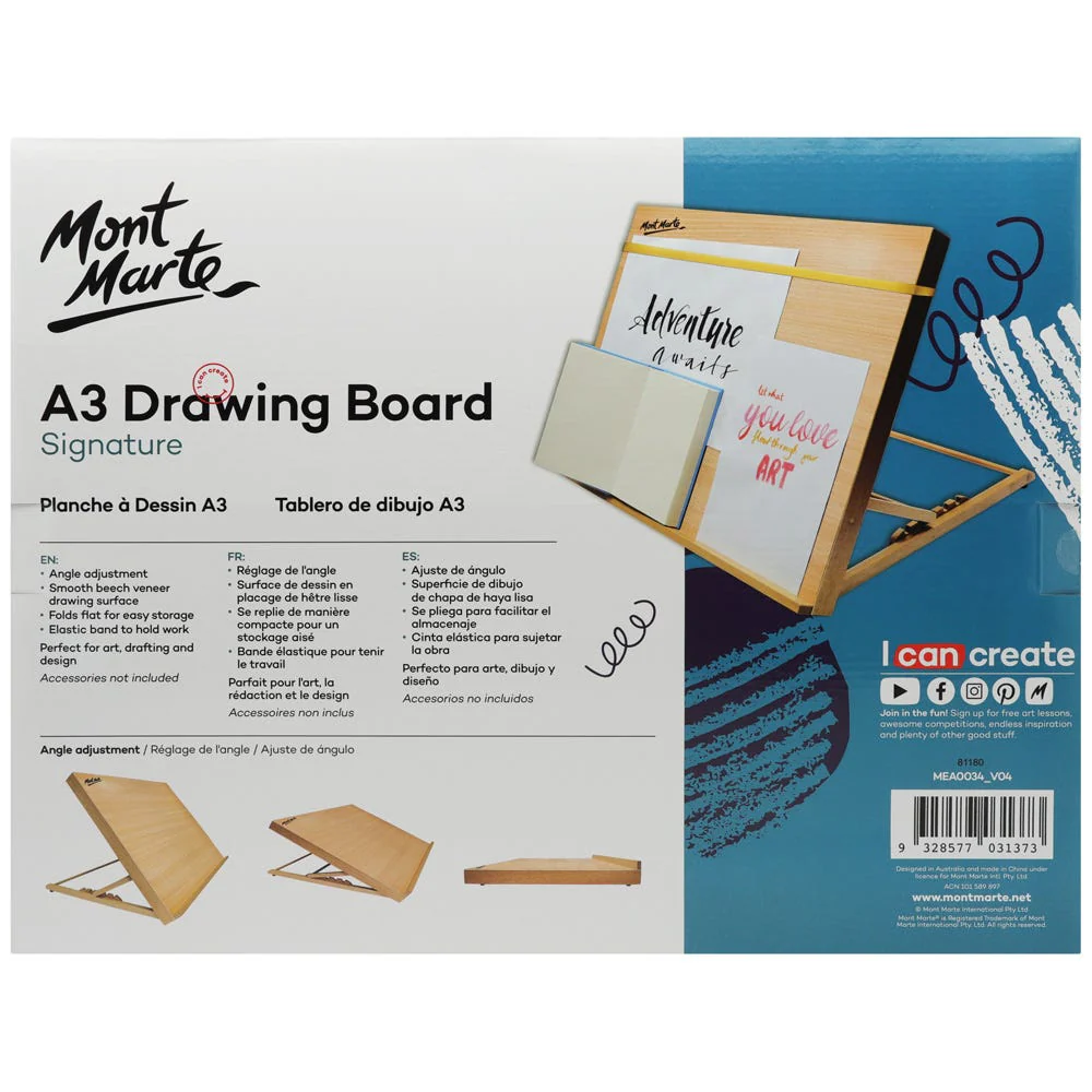 A3 Drawing Board Signature 47 x 36.2cm (18.5 x 14.2in) - Image 9