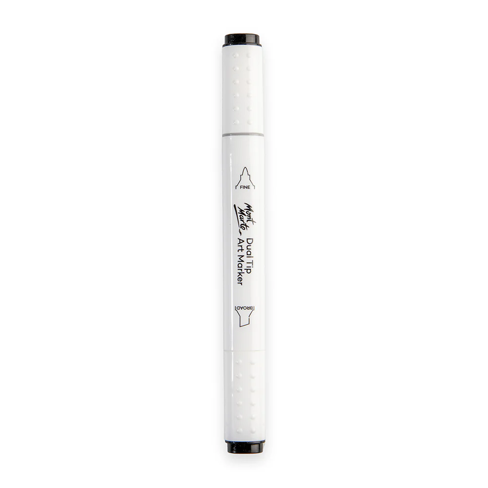 Dual Tip Art Marker Premium - Black GY8 - Image 2