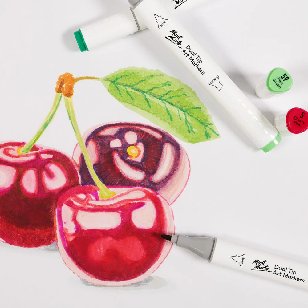 Dual Tip Art Marker Premium - Black GY8 - Image 4