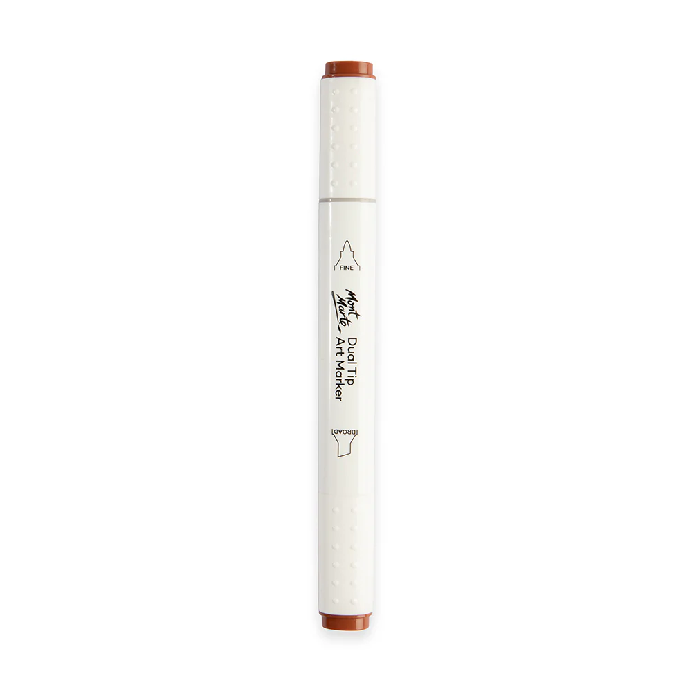 Dual Tip Art Marker Premium - Burnt Sienna E5 - Image 2