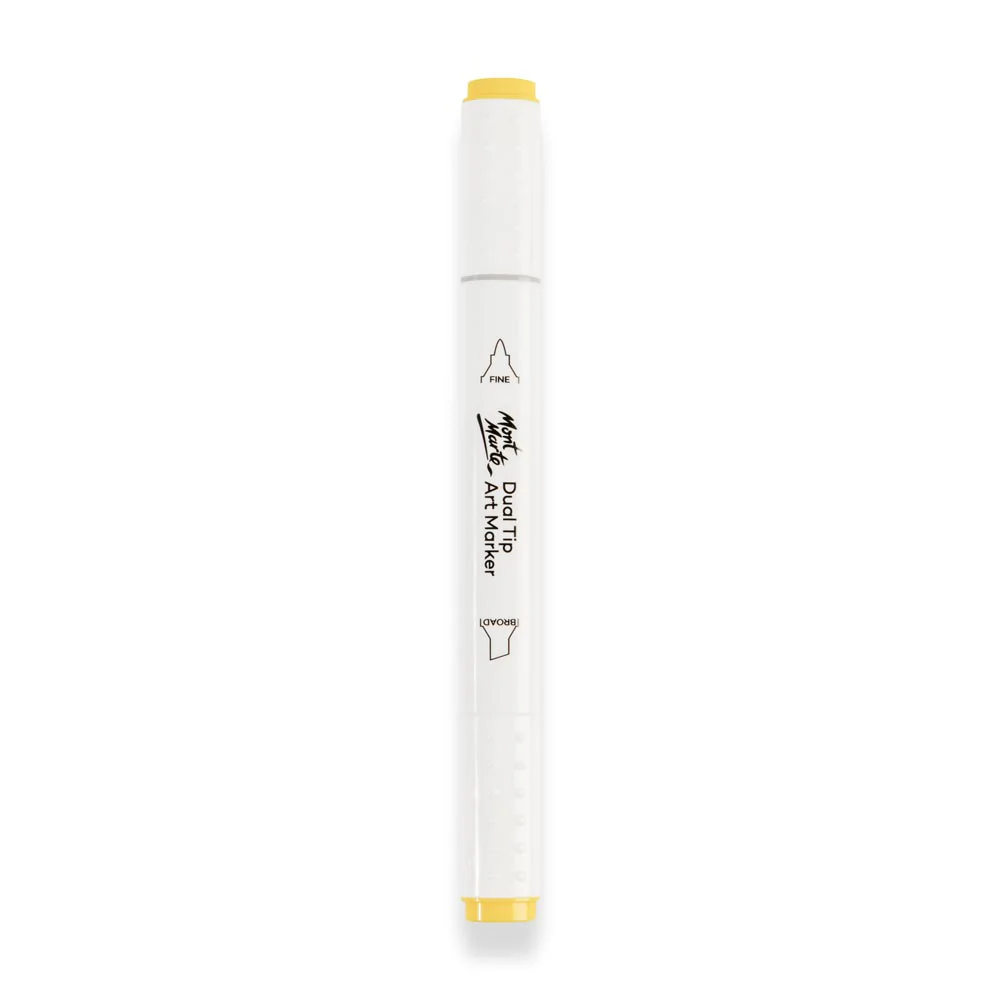 Dual Tip Art Marker Premium - Cadmium Yellow Y3 - Image 4