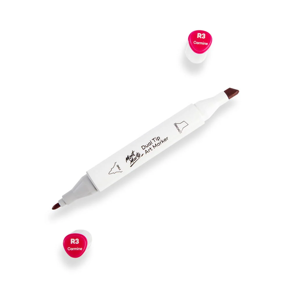 Dual Tip Art Marker Premium - Carmine R3