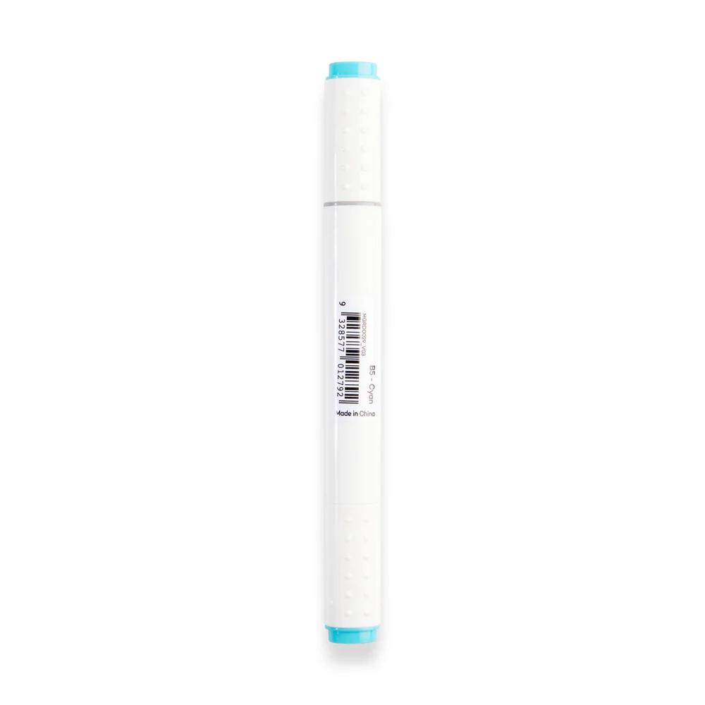Dual Tip Art Marker Premium - Cyan B5 - Image 3