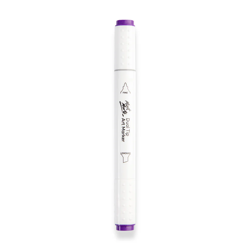 Dual Tip Art Marker Premium - Purple V2 - Image 2
