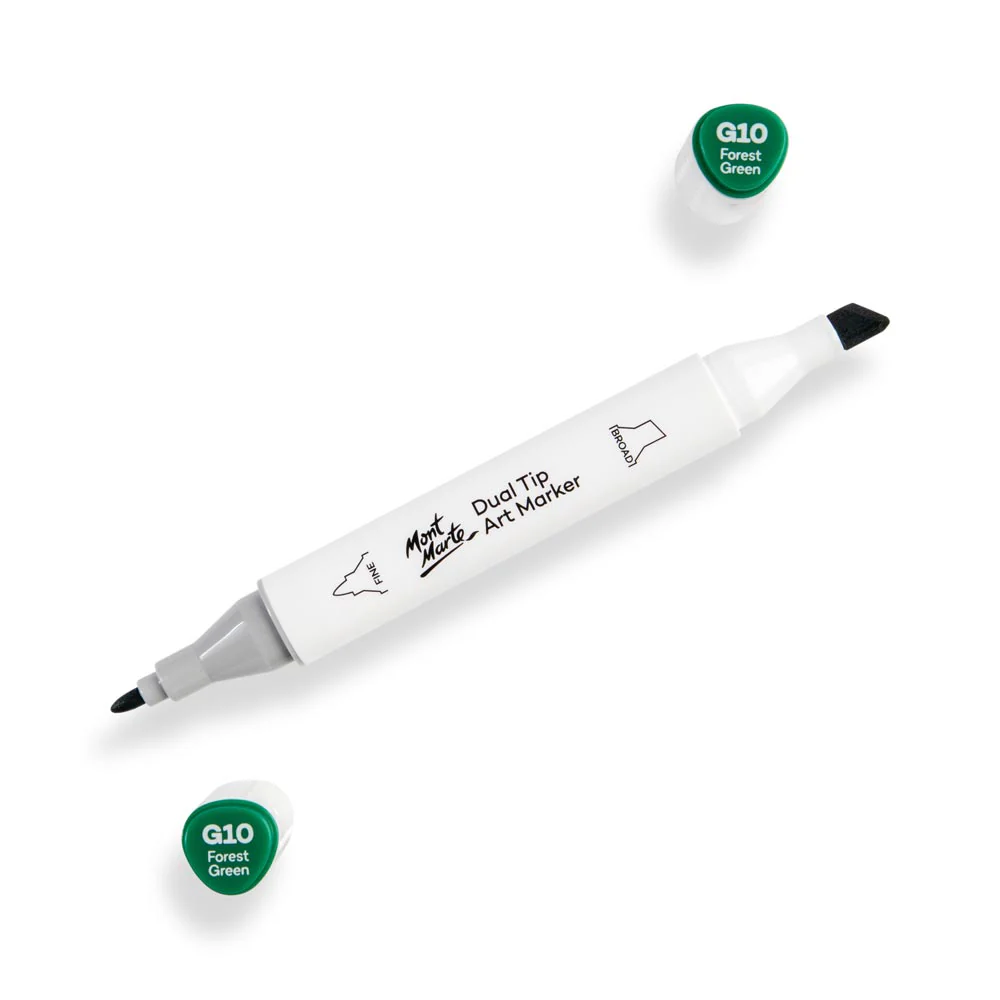 Dual Tip Art Marker Premium - Forest Green G10