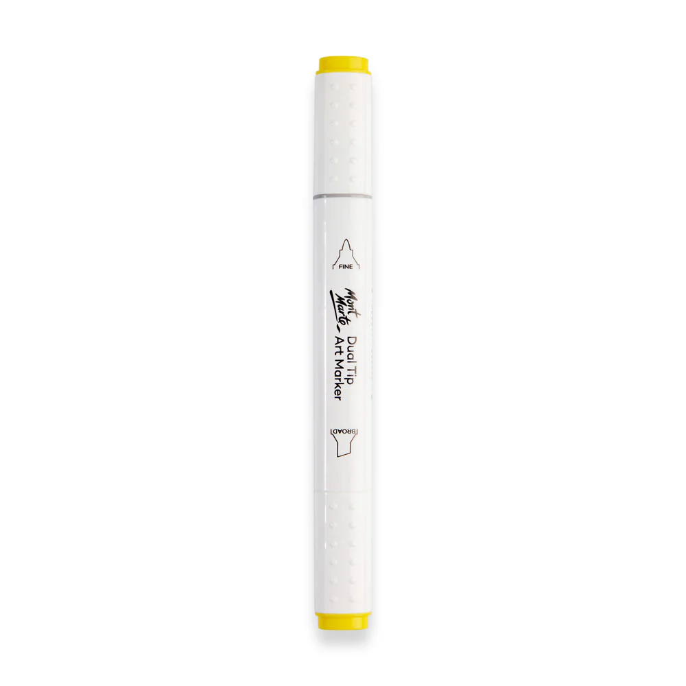 Dual Tip Art Marker Premium - Yellow Y2 - Image 3