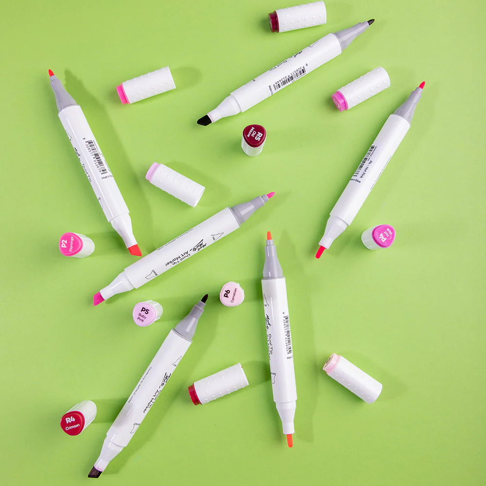 Dual Tip Art Marker Premium - Baby Pink P5 - Image 4