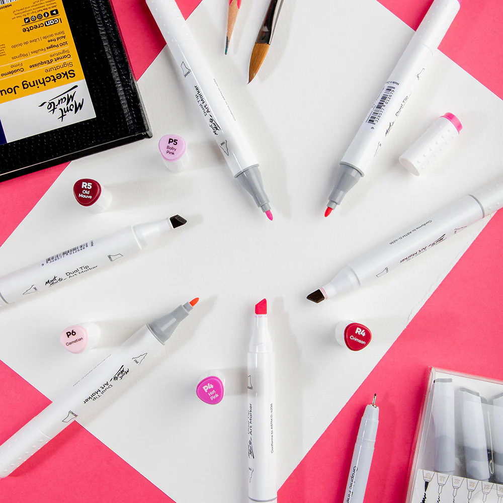 Dual Tip Art Marker Premium - Baby Pink P5 - Image 6