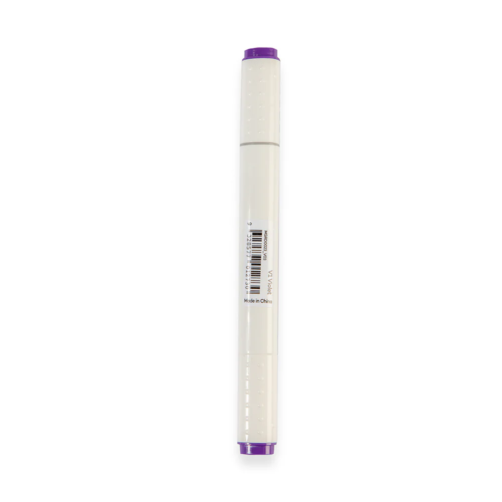Dual Tip Art Marker Premium - Violet V1 - Image 3