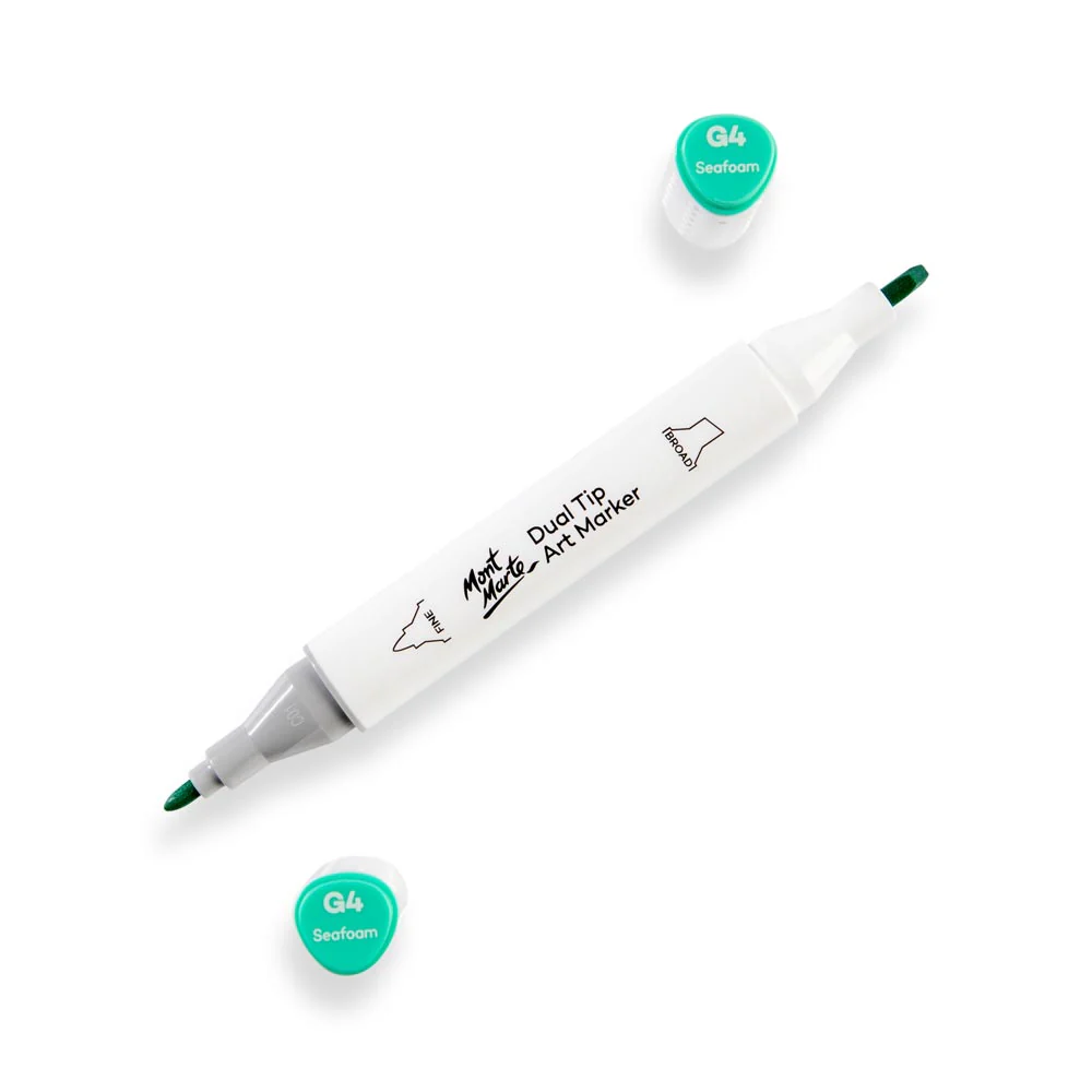 Dual Tip Art Marker Premium - Seafoam G4