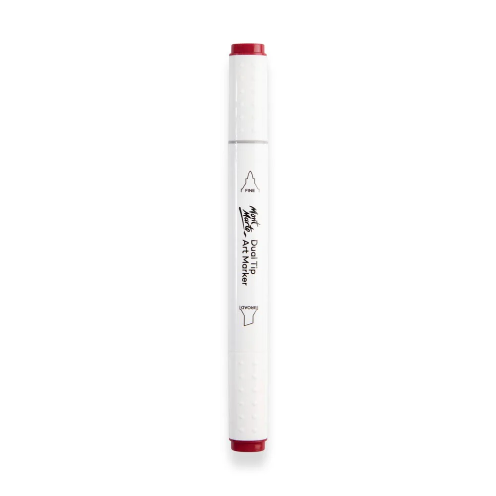 Dual Tip Art Marker Premium - Crimson R4 - Image 2