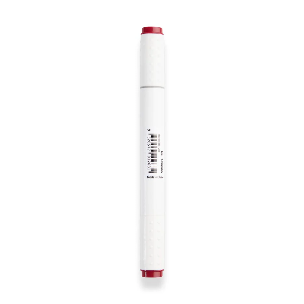 Dual Tip Art Marker Premium - Crimson R4 - Image 3