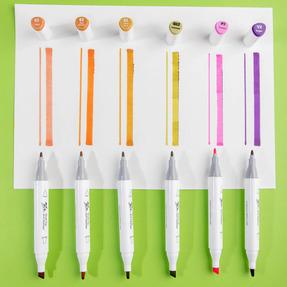 Dual Tip Art Marker Premium - Fuchsia P3 - Image 6