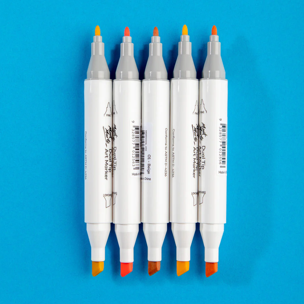 Dual Tip Art Marker Premium - Beige O1 - Image 5