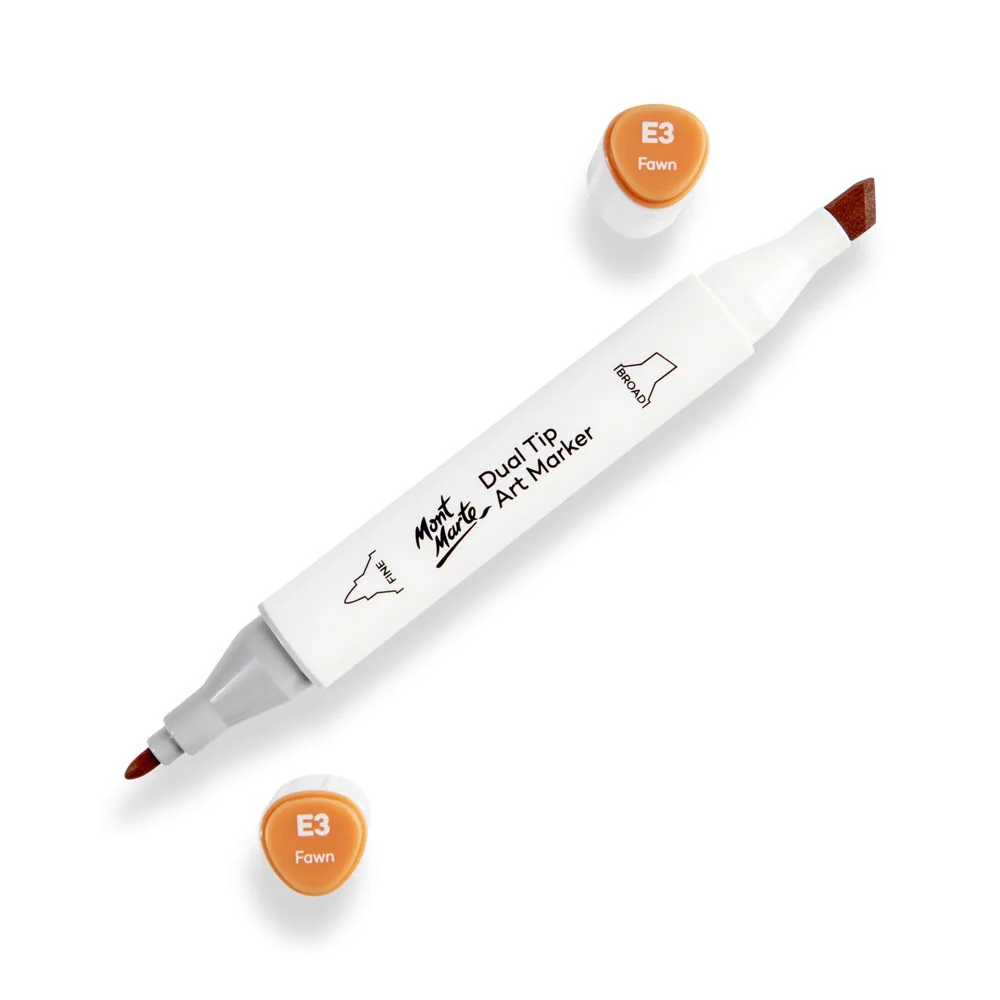 Dual Tip Art Marker Premium - Fawn E3