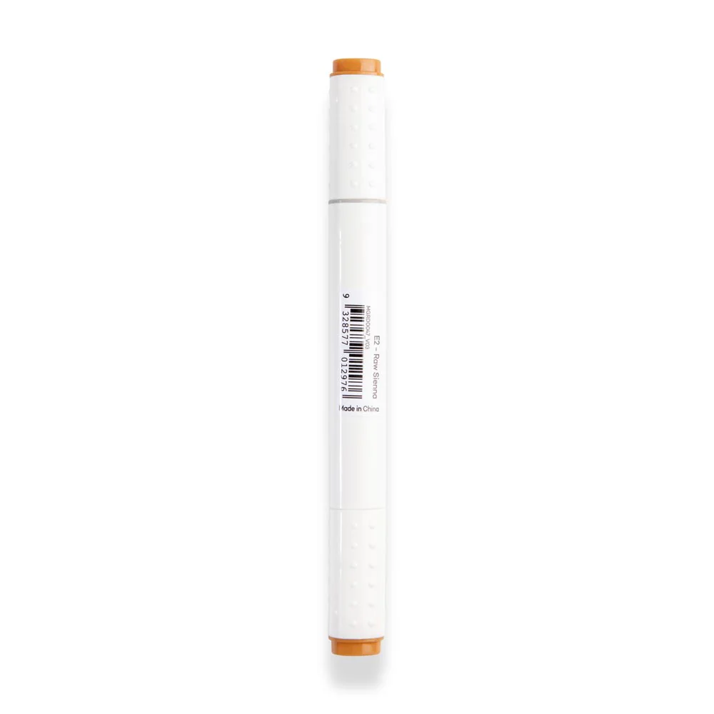 Dual Tip Art Marker Premium - Raw Sienna E2 - Image 3