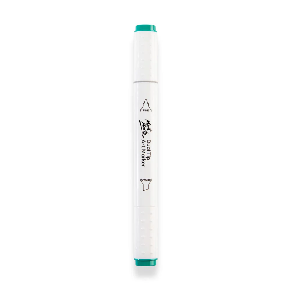 Dual Tip Art Marker Premium - Teal G1 - Image 2