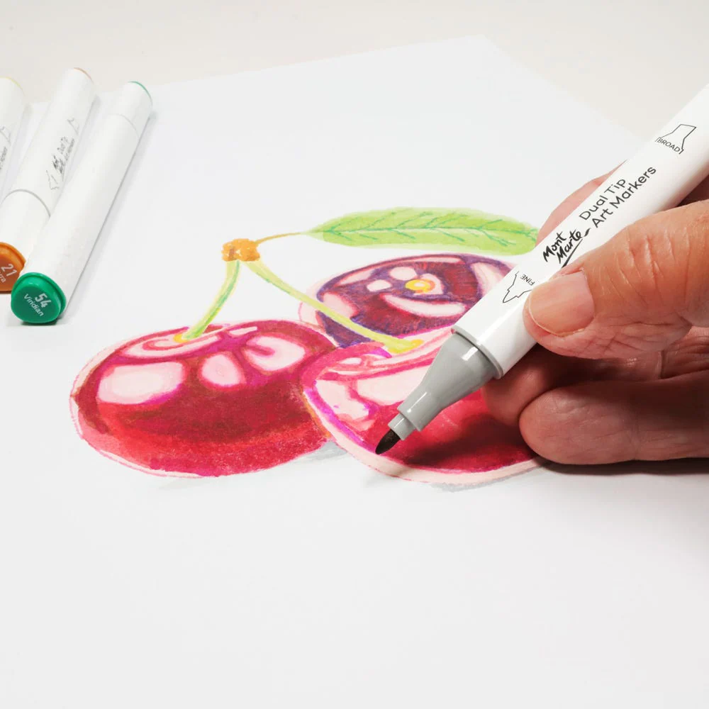 Dual Tip Art Marker Premium - Warm Grey WG0.5 - Image 4