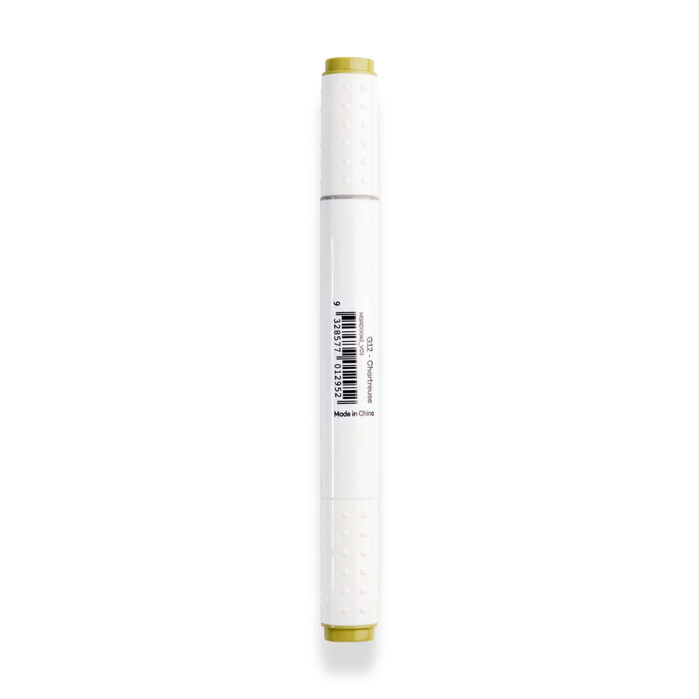 Dual Tip Art Marker Premium - Chartreuse G12 - Image 3