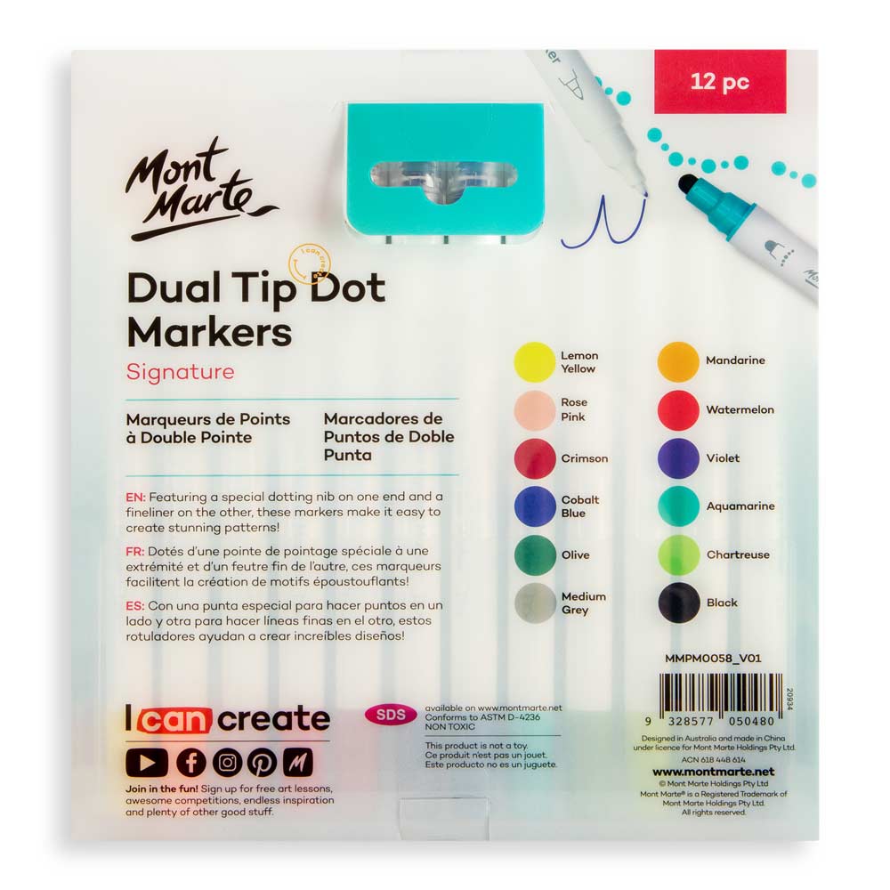 Dual Tip Dot Markers Signature 12pc - Image 4