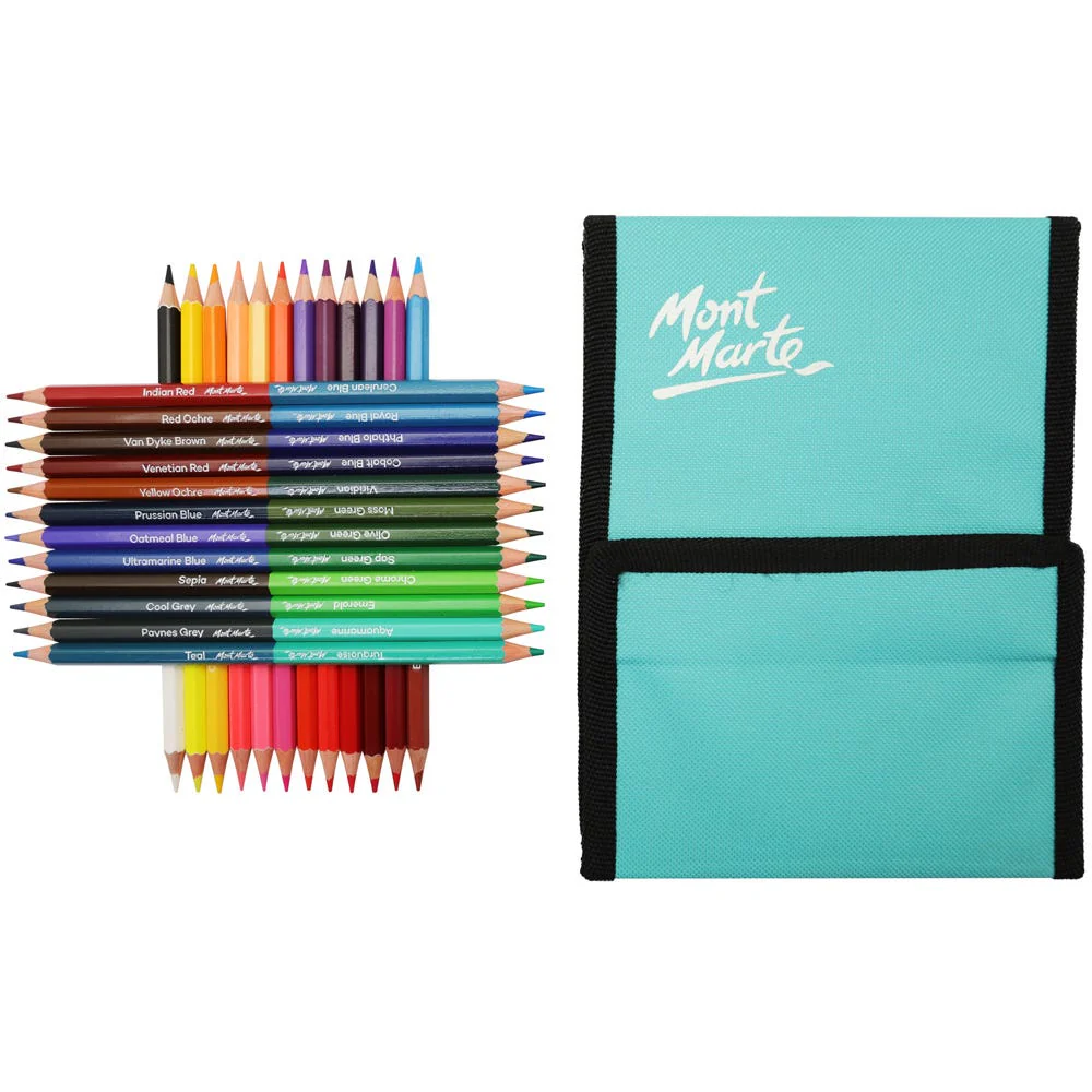Duo Colour Pencil Easel Wallet Signature 25pc - Image 6
