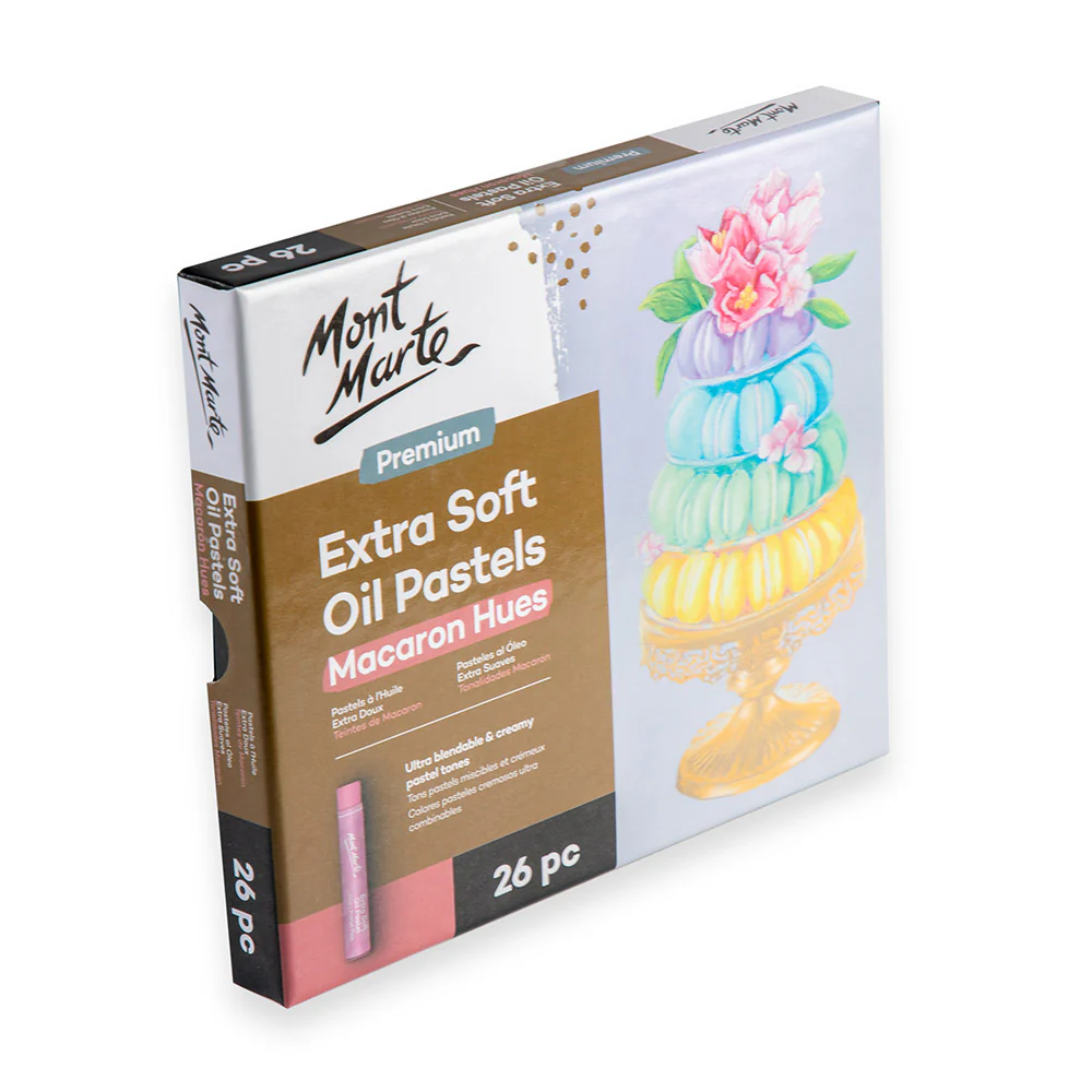 Extra Soft Oil Pastels Macaron Hues Premium 26pc - Image 3