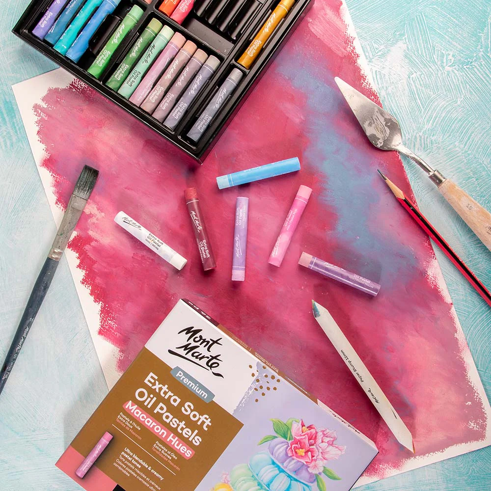 Extra Soft Oil Pastels Macaron Hues Premium 39pc - Image 8