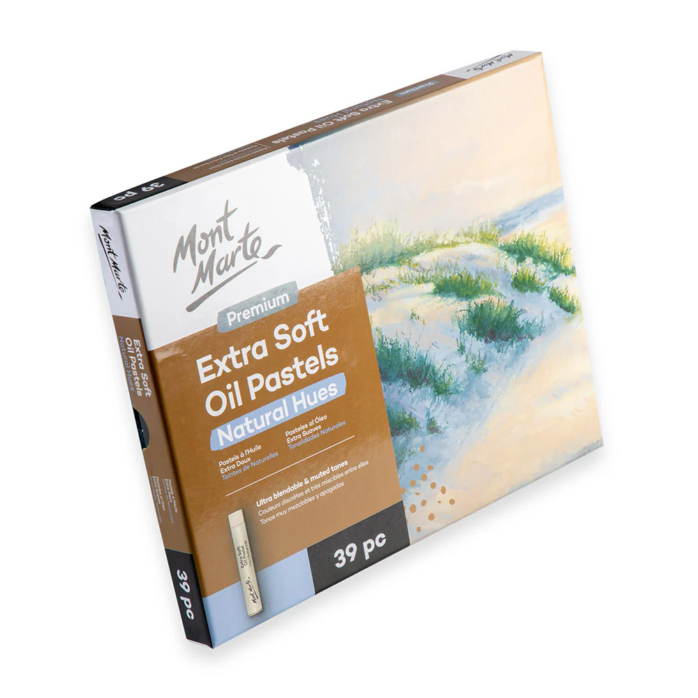 Extra Soft Oil Pastels Natural Hues Premium 39pc - Image 3