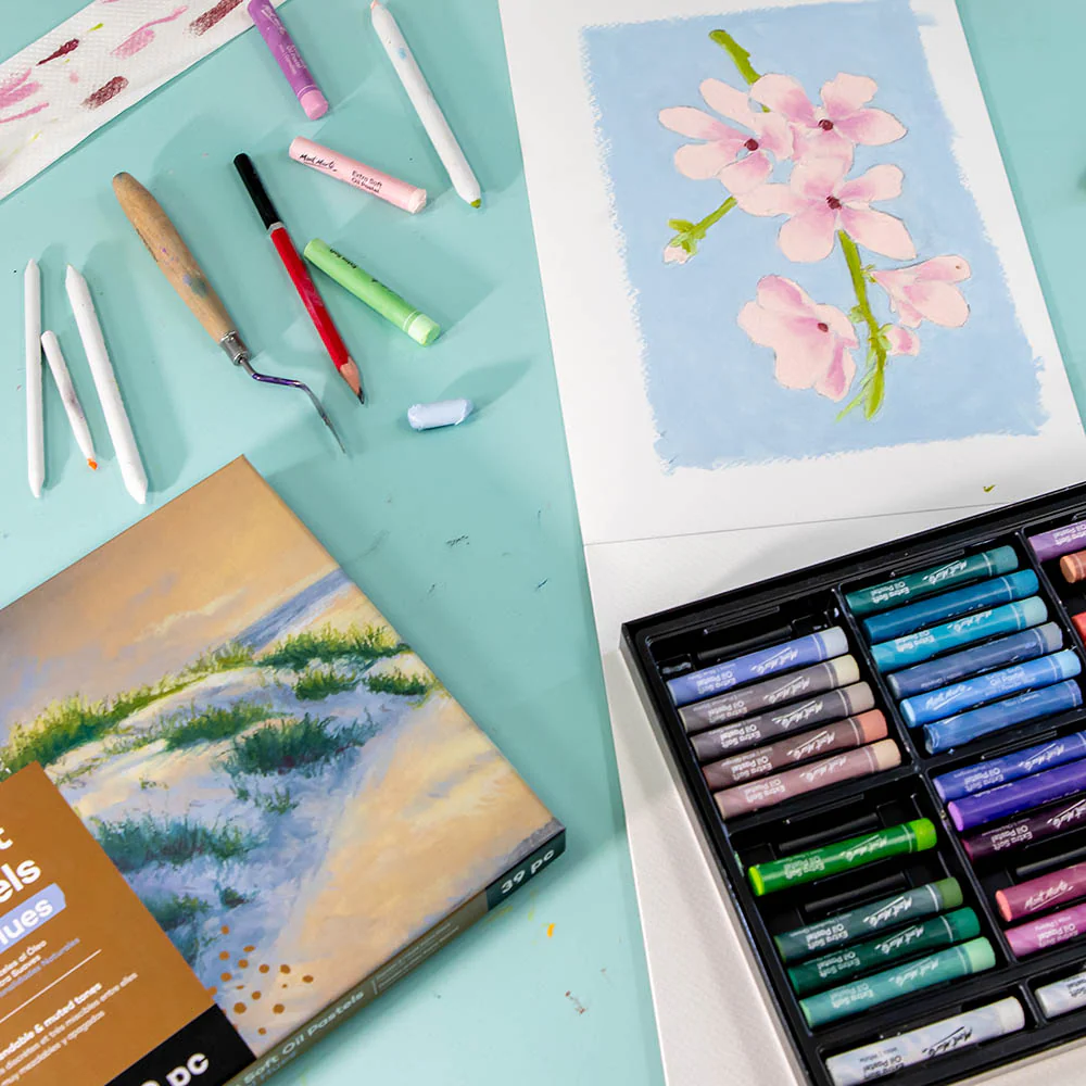 Extra Soft Oil Pastels Natural Hues Premium 39pc - Image 7
