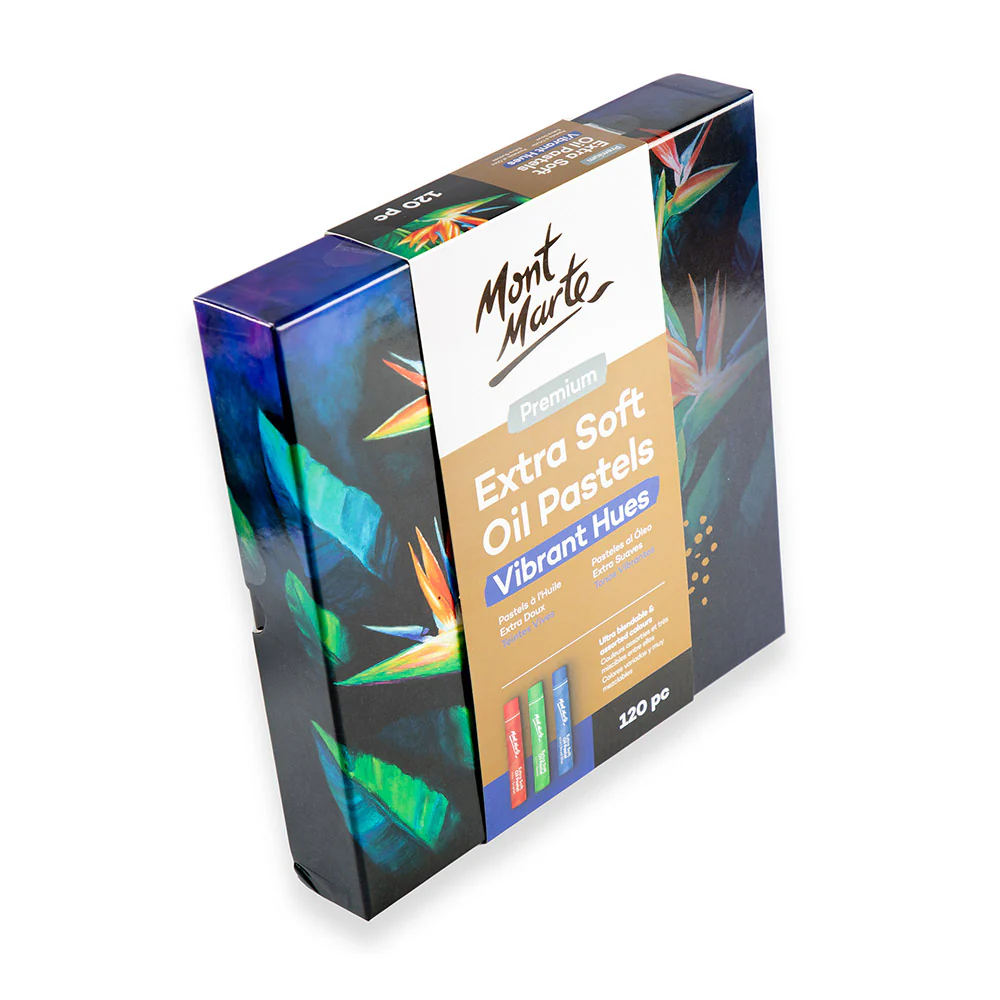 Extra Soft Oil Pastels Vibrant Hues Premium 120pc - Image 3