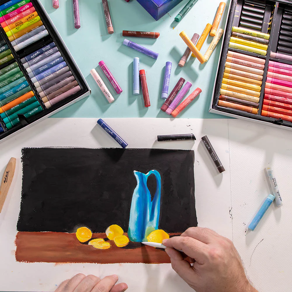 Extra Soft Oil Pastels Vibrant Hues Premium 26pc - Image 9