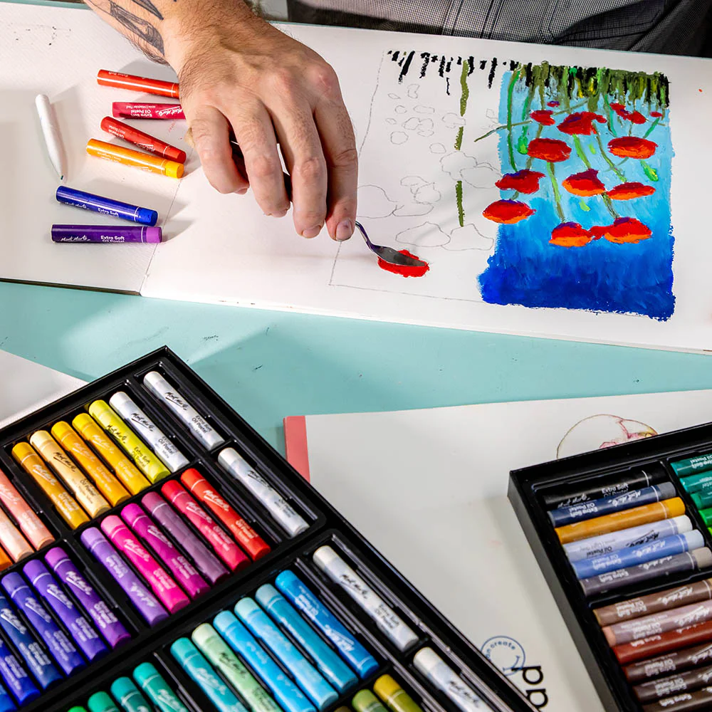 Extra Soft Oil Pastels Vibrant Hues Premium 52pc - Image 6