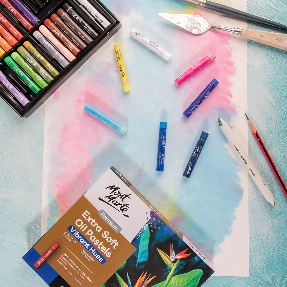 Extra Soft Oil Pastels Vibrant Hues Premium 72pc - Image 9