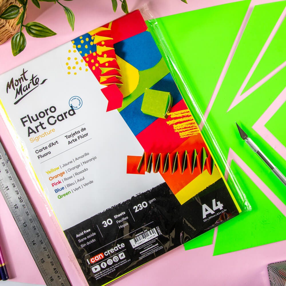 Fluoro Art Card Signature A4 230 gsm - Image 3