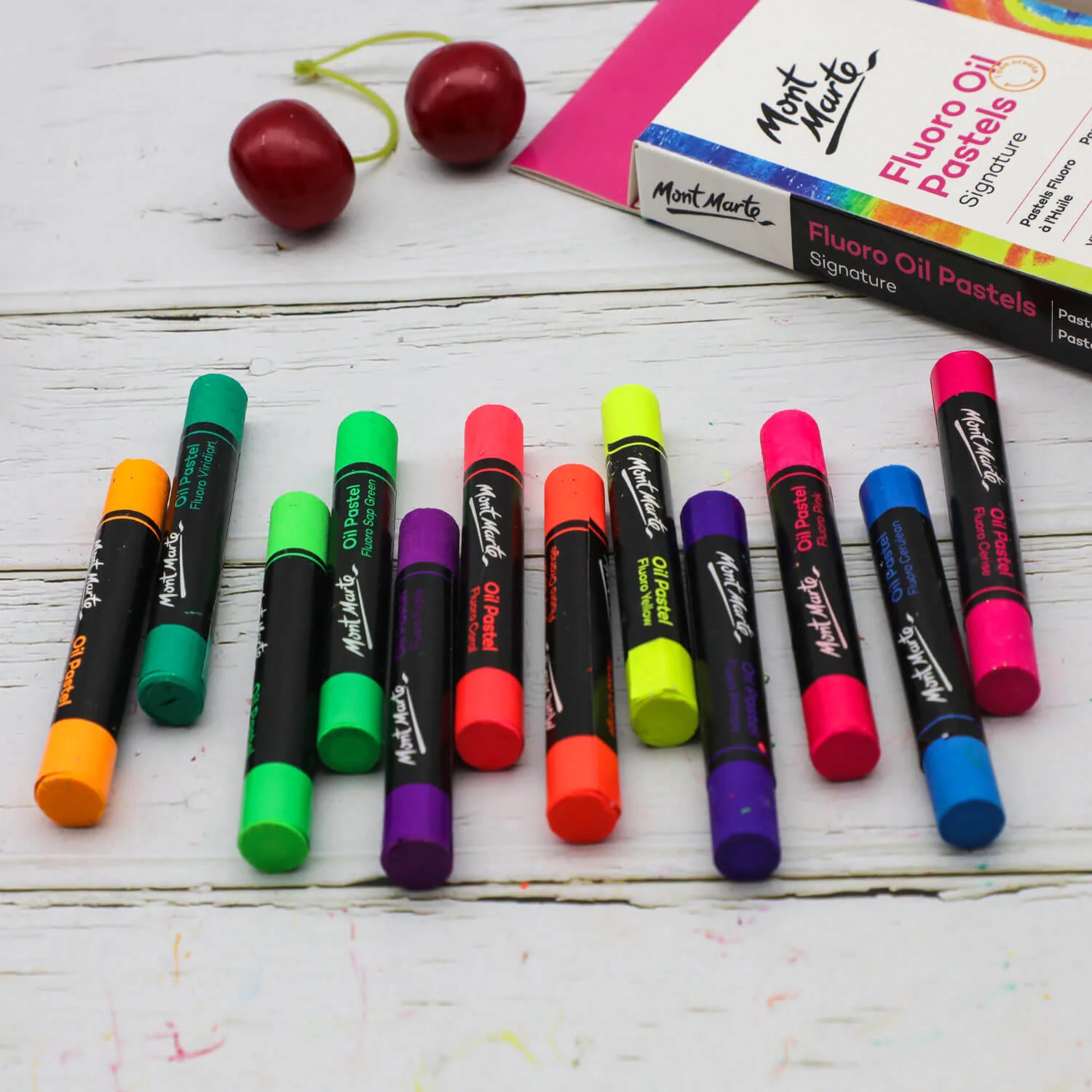 Fluoro Oil Pastels Signature 12pc - Image 4