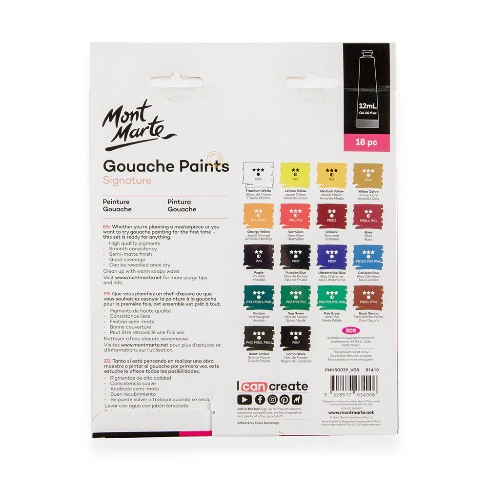 Gouache Paints Signature 18pc x 12ml - Image 5