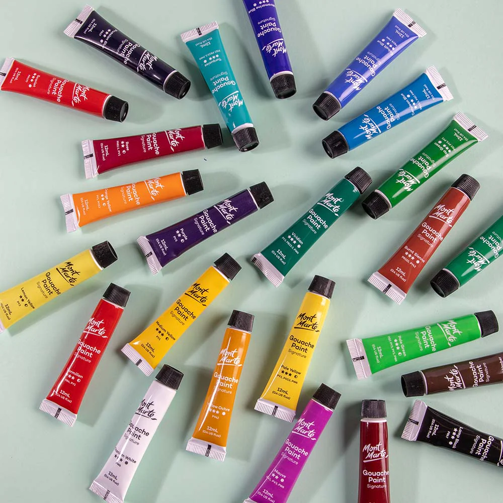 Gouache Paints Signature 24pc x 12ml - Image 4