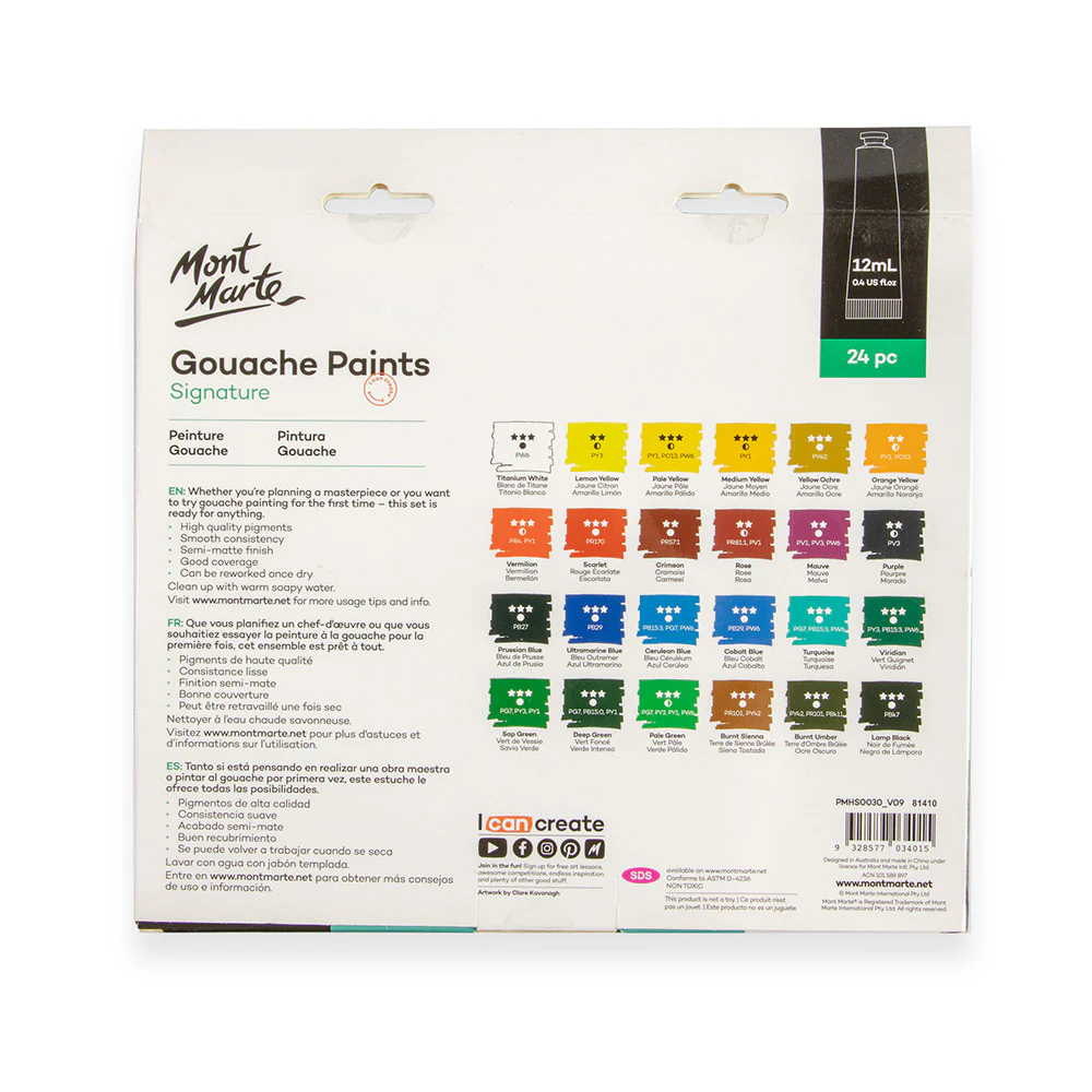 Gouache Paints Signature 24pc x 12ml - Image 6