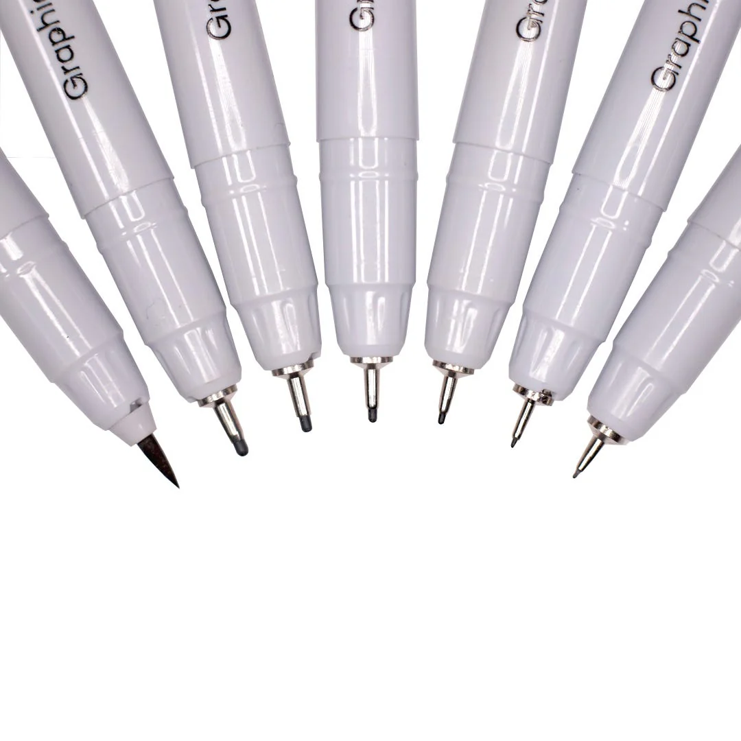 Graphic Fineliners Set Premium 7pc - Image 5