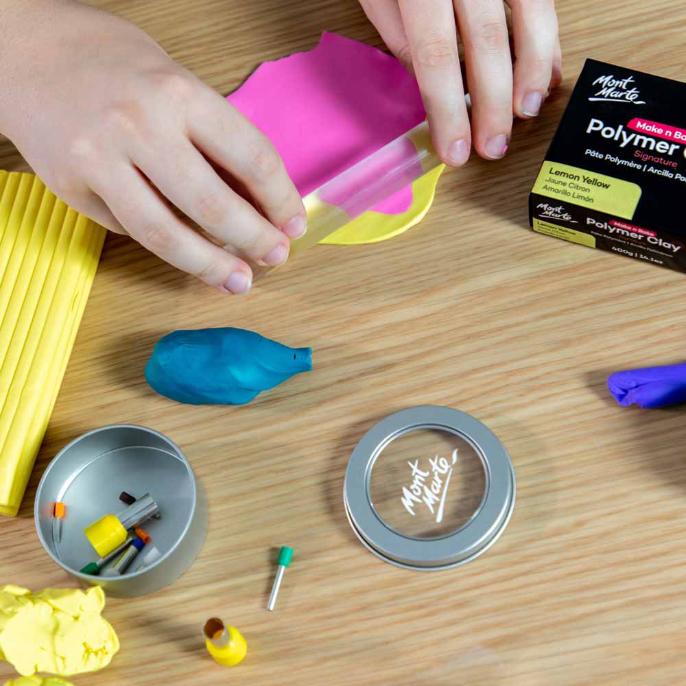 Make n Bake Polymer Clay Signature 400g - Basic Green - Image 6