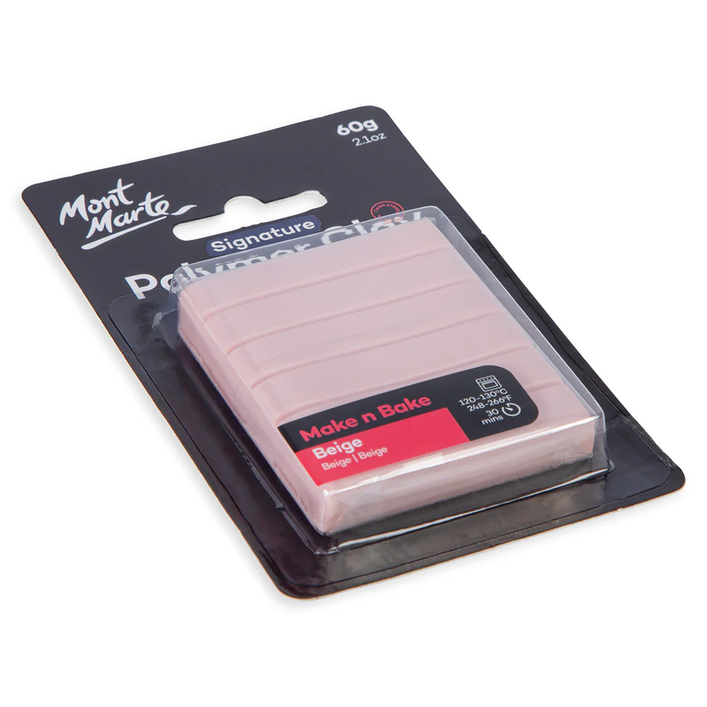 Make n Bake Polymer Clay Signature 60g - Beige - Image 2