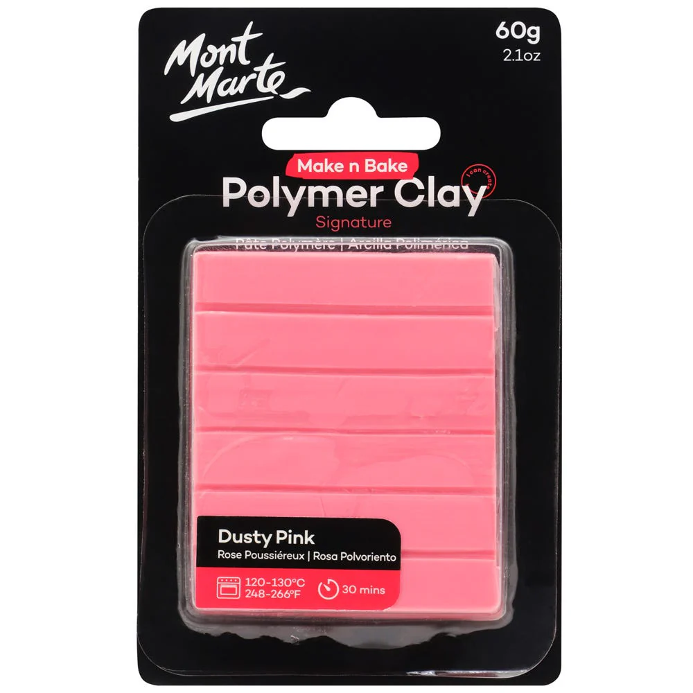 Make n Bake Polymer Clay Signature 60g - Dusty Pink