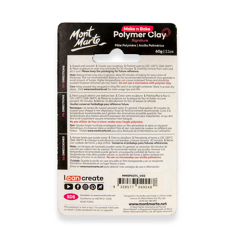 Make n Bake Polymer Clay Signature 60g - Fluoro Green - Image 2