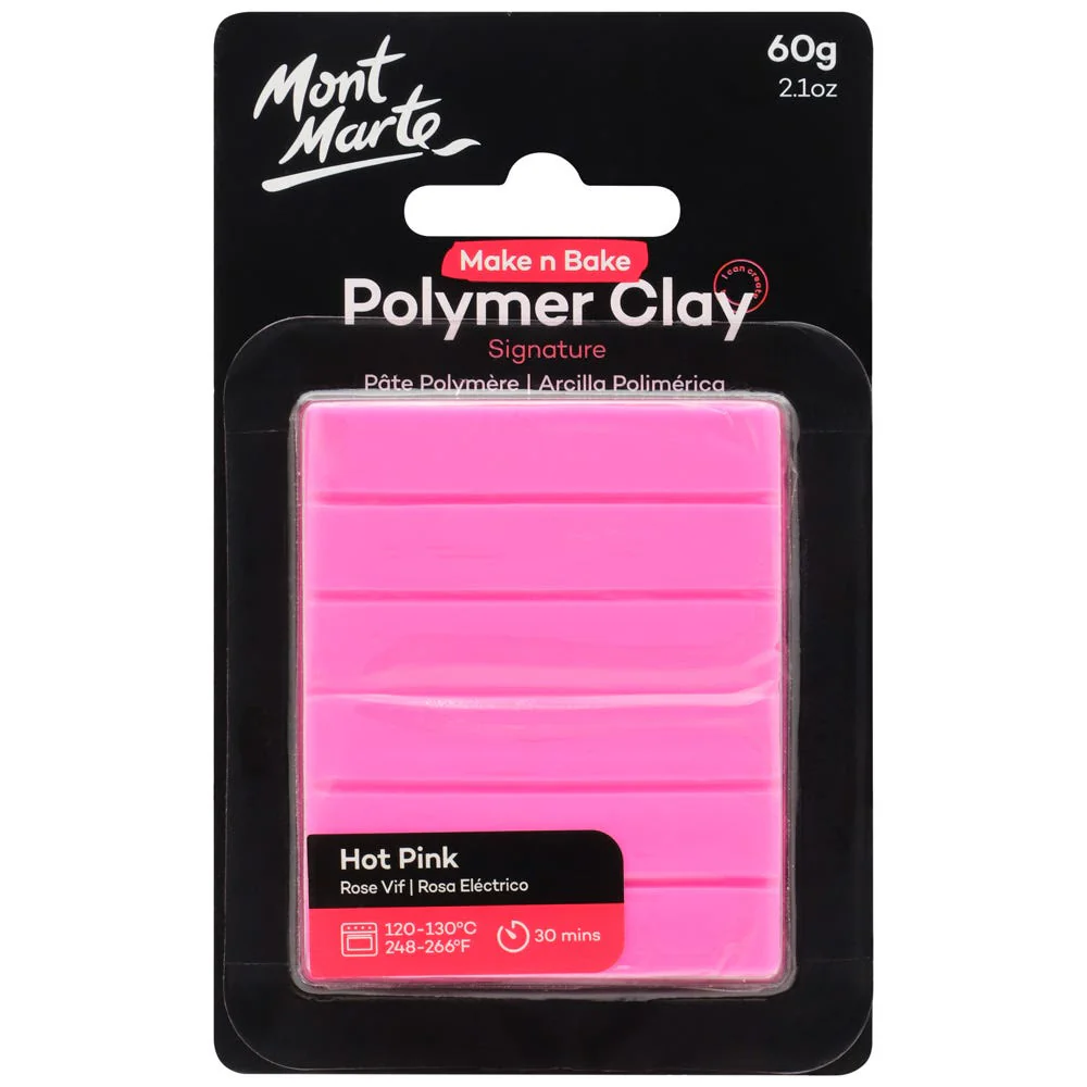 Make n Bake Polymer Clay Signature 60g - Hot Pink