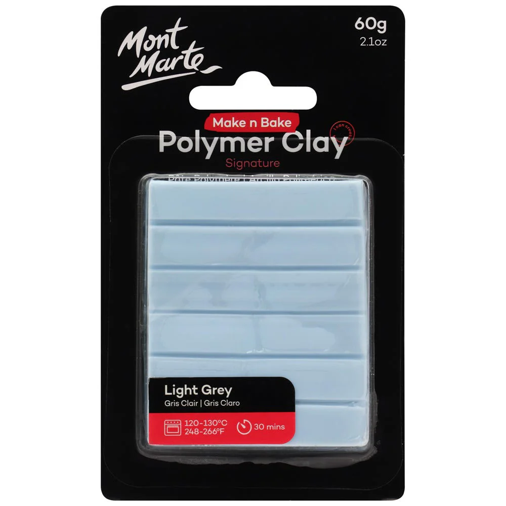 Make n Bake Polymer Clay Signature 60g - Light Grey