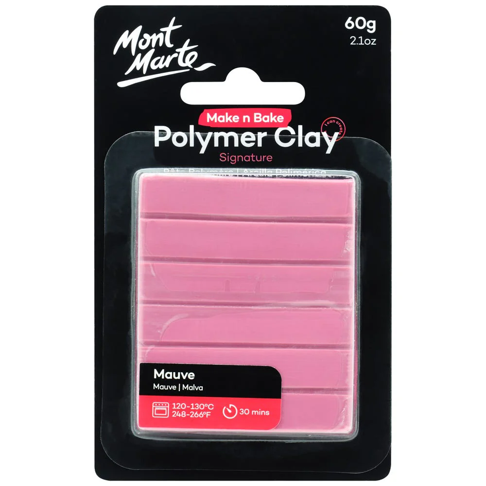 Make n Bake Polymer Clay Signature 60g - Mauve