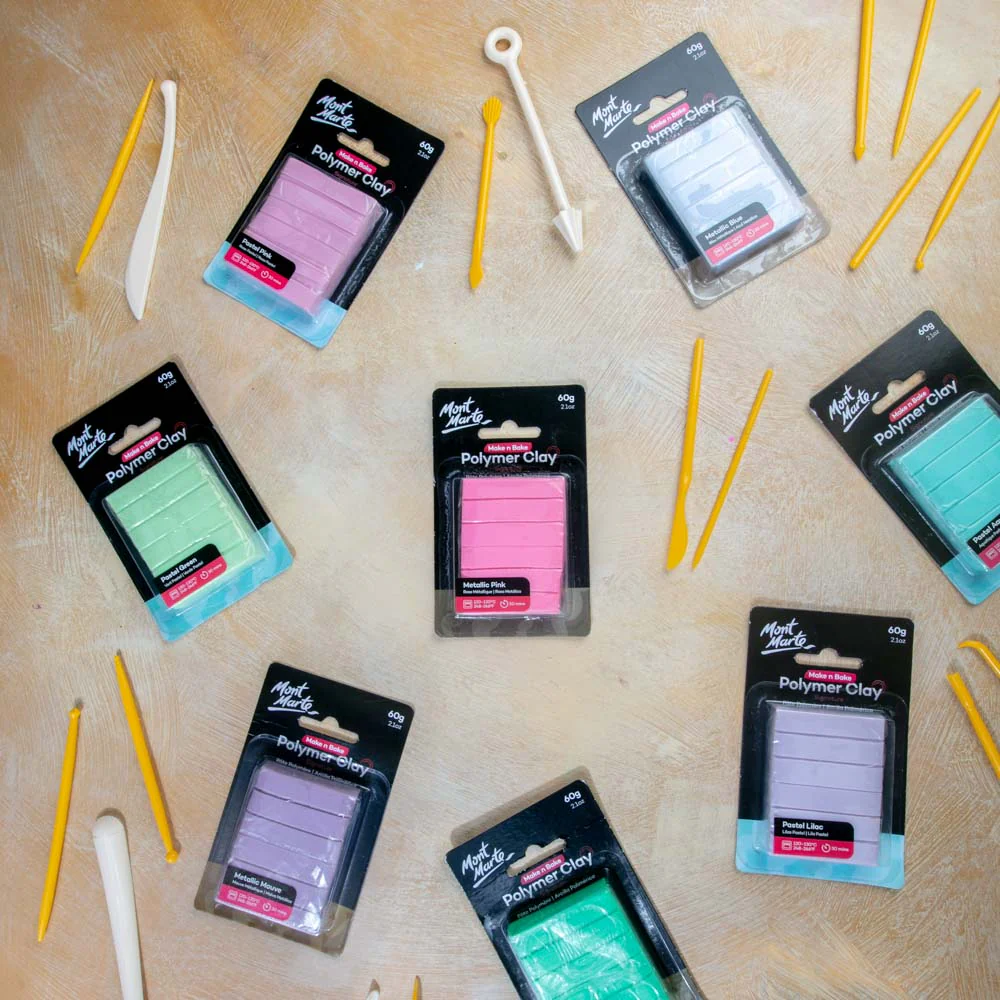 Make n Bake Polymer Clay Signature 60g - Metallic Pink - Image 7